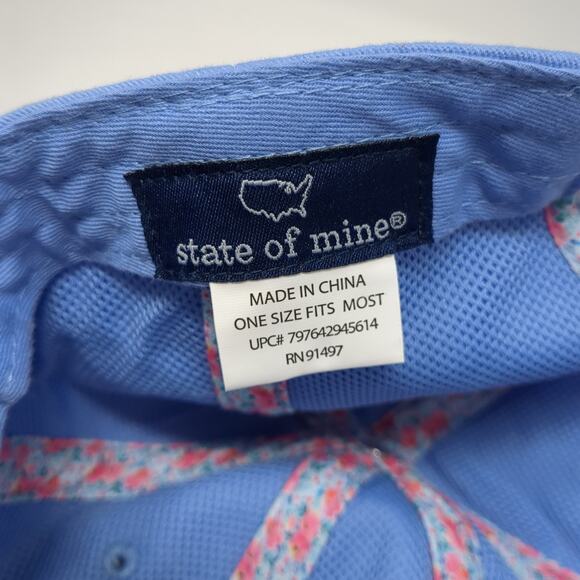 Missouri Slideback Baseball Cap Blue OS Adjustable Embroidered State Of Mine - Picture 9 of 9